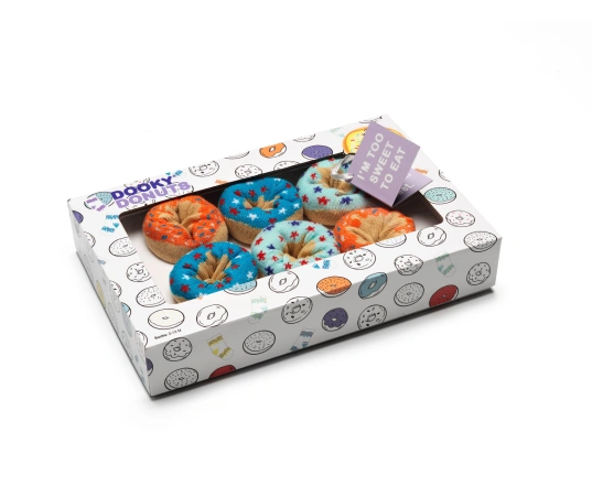 Calcetines DOOKY Donuts Blueberry - 0/12m - 3 uds