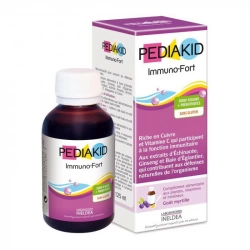 Jarabe natural fortalecedor inmunológico PEDIAKID IMMUNO-FORT 125 ml - imagen