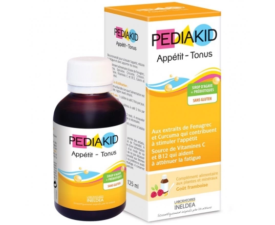 Jarabe natural para recuperar el apetito y el tono físico PEDIAKID APETIT-TONUS 125 ml