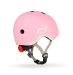 Casco infantil Scoot and Ride 45-51 cm (XXS-S) - Rosa pastel (con linterna)