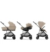 Cochecito silla + capazo Cybex Melio Carbon - Almond Beige