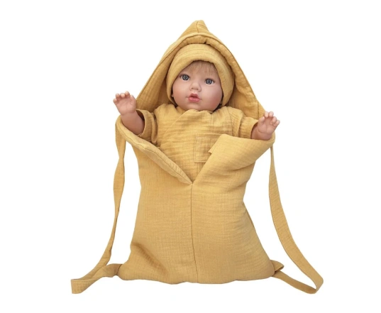 Saco mochila Barrutoys Bobble 26 cm -  Mostaza