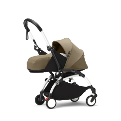 Cochecito silla + capazo Stokke YOYO³ Toffee (Chasis Blanco) - imagen