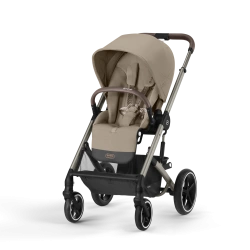 Прогулянкова коляска Cybex Balios S Lux TPE Almond Beige - зображення