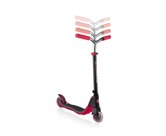 Patinete Globber Flow 125 Lights - Rojo