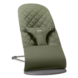 Крісло-шезлонг Bliss BabyBjörn (тканина бавовна) - Темно-зелений - зображення