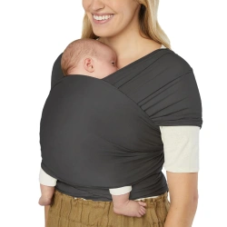 Fular sostenible Ergobaby AURA  - soft black - imagen