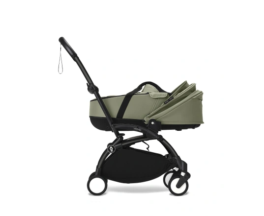 Cochecito silla + capazo newborn shell Stokke YOYO³ Olive (Chasis Blanko)
