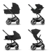 Універсальна коляска 2 в 1 Cybex Balios S Lux Moon Black 