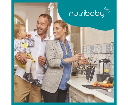 Блендер - пароварка Babymoov Nutribaby+ Grey