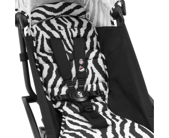 Silla de paseo Stokke YOYO³ Zebra (сhasis Black)