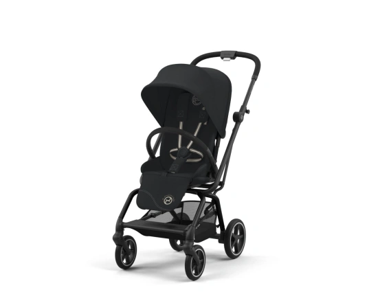 Прогулянкова коляска Cybex Eezy S Twist Plus 2 - BLK Magic Black