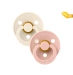 2 Chupetes BIBS Colour Anatómica Ivory/Blush 6-18 M