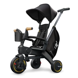 Складний триколісний велосипед Doona Liki Trike S5 Nitro black - зображення