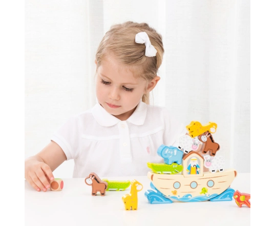 Juego de Equilibrio - Arca de Noe de madera New Classic Toys
