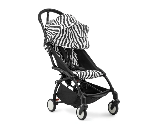 Silla de paseo Stokke YOYO³ Zebra (сhasis Black)