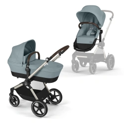 Універсальна коляска 2 в 1 Cybex EOS Lux - TPE Sky Blue - зображення