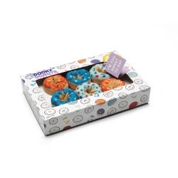 Calcetines DOOKY Donuts Blueberry - 0/12m - 3 uds - imagen