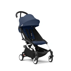 Прогулянкова коляска Stokke YOYO³ з 6 місяців Blue Air France (шасі White) - зображення