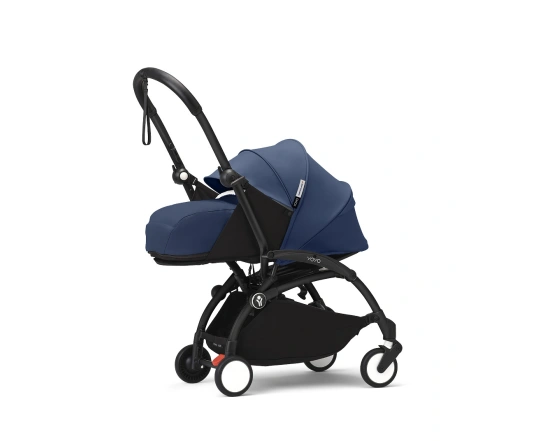 Cochecito silla + capazo Stokke YOYO³ Air france/Navy blue (Chasis Blanco)