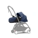 Cochecito silla + capazo Stokke YOYO³ Air france/Navy blue (Chasis Blanco) | KIDSLINE-64 - imagen