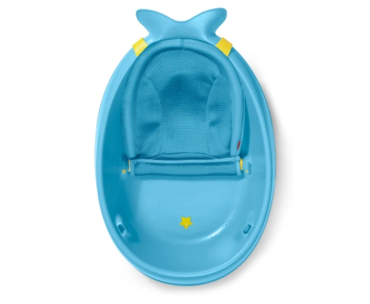 Bañera Smart Sling Ballena de 3 etapas Skip Hop - Azul