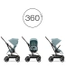 Cochecito silla Cybex Eezy S Twist+2 + capazo Cot S -Stormy Blue