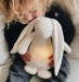 Музичний зайчик з нічником MOONIE Cream