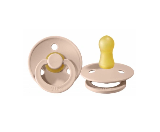 Набір пустушок BIBS Colour Round Blush/Ivory 6-18M (2шт)