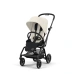 Прогулянкова коляска Cybex Eezy S Twist Plus 2 - BLK Canvas White