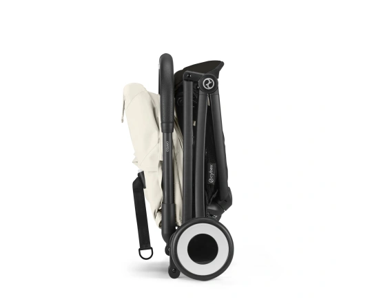 Прогулянкова коляска Cybex Orfeo BLK Canvas White + Дощовик