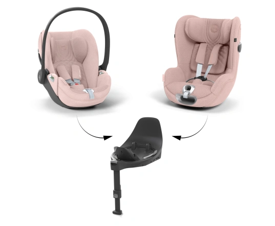 Автокрісло Cybex Cloud T-iSize Plus 0-13кг - Peach Pink