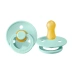 2 Chupetes BIBS Colour Round White/Mint 6-18 M