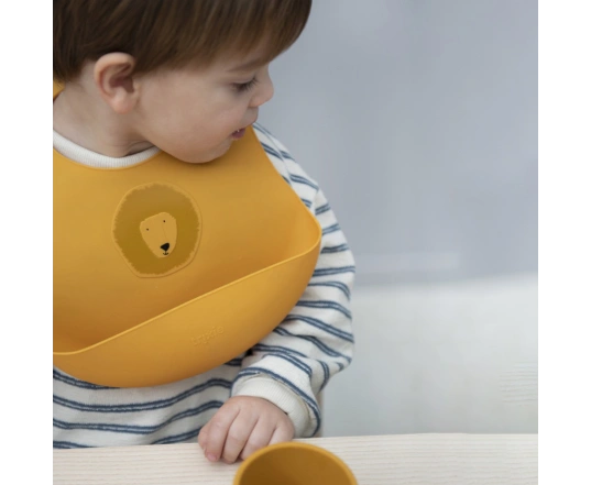 Silicona babero 2-pack Trixie - Mr. Lion