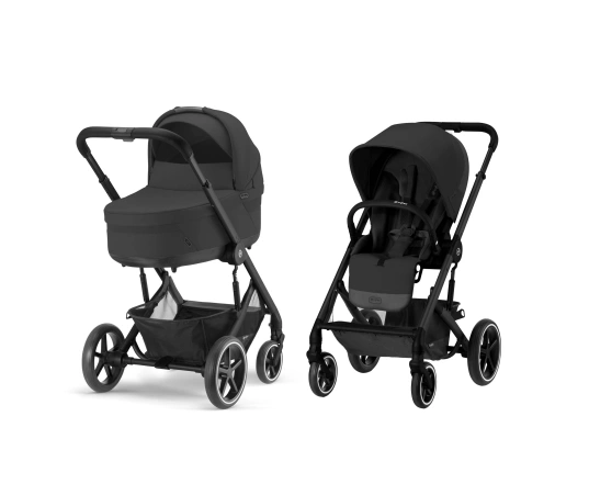 Універсальна коляска 2 в 1 Cybex Balios S Lux Moon Black 