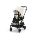 Універсальна коляска 2 в 1 Cybex Melio Carbon - Canvas White