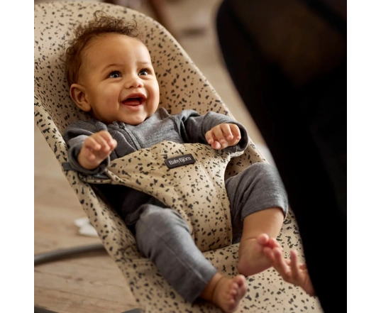 Hamaca Bliss BabyBjörn Acolchado -  Beige/Gris Oscuro