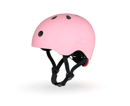 Шолом захисний дитячий Scoot and Ride, пастельно-рожевий, з ліхтариком, 51-55 cm (S-M)