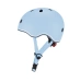 Casco GLOBBER EVO LIGHTS, azul pastel, 45-51cm