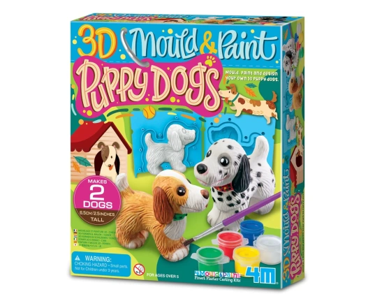 3D Mould & Paint Perritos  4M