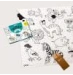 Pocket OMY animals para coloreas + 6 lapices color