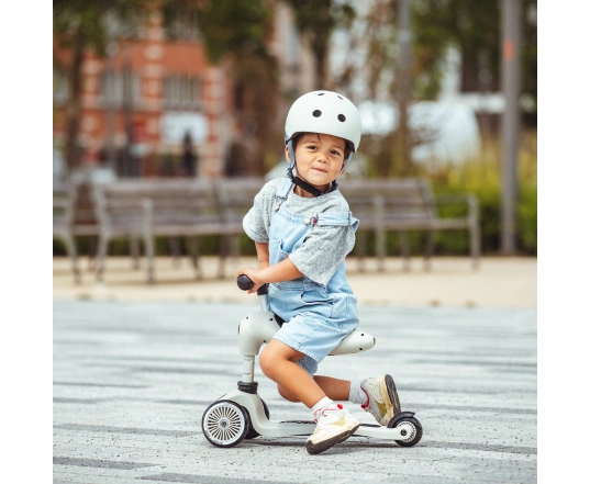 Patinete Scoot and Ride de la serie Highwaykick-1, gris claro, 1-5 años