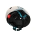Casco infantil Scoot and Ride 45-51 cm (XXS-S) Gris claro (con linterna)