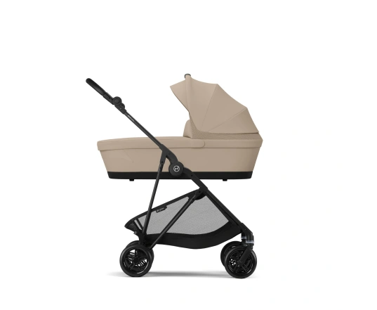 Cochecito silla + capazo Cybex Melio Carbon - Almond Beige