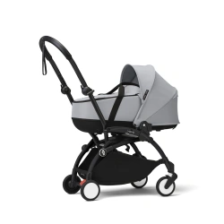 Cochecito silla + capazo newborn shell Stokke YOYO³ Stone (Chasis Negro) - imagen