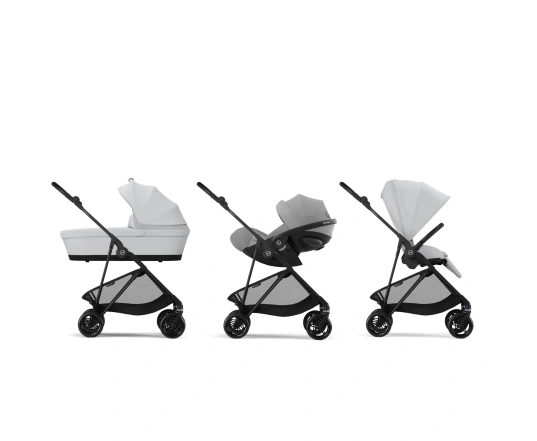 Silla de paseo Cybex Melio Carbon -  Fog Grey