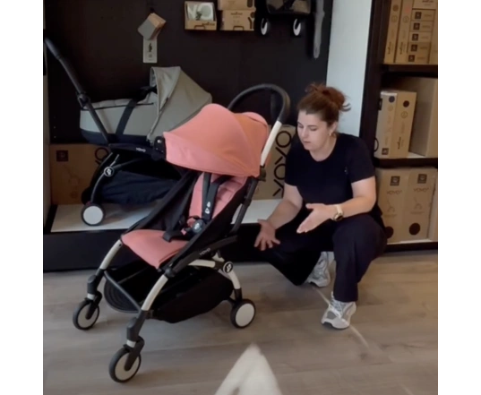 Прогулянкова коляска Stokke YOYO³ з 6 місяців Aqua (шасі Black)