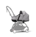 Універсальна коляска 2 в 1 з люлькою newborn shell Stokke YOYO³  Stone (шасі White)