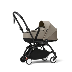 Cochecito silla + capazo newborn shell Stokke YOYO³ Taupe (Chasis Negro) - imagen