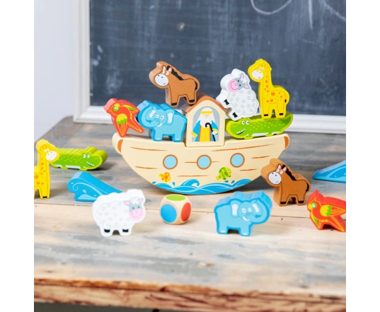Juego de Equilibrio - Arca de Noe de madera New Classic Toys